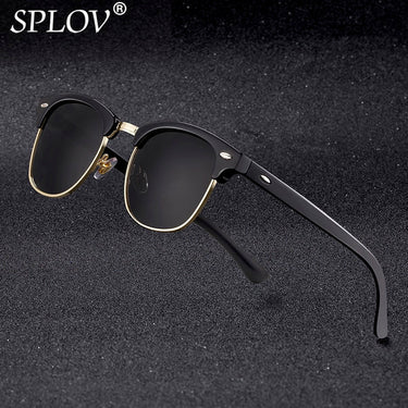 New Fashion  Semi Rimless Polarized Sunglasses Men Women Brand Designer AV8R
